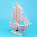 20/24/30CM Ship Model Classical Wooden Sailing Boats Scale Decoration Wood Kits