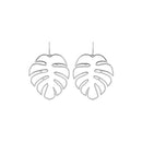 Statement Ear Drop Earring Trendy Hollow Leaves Ethnic Jewelry Long Dangle for Women