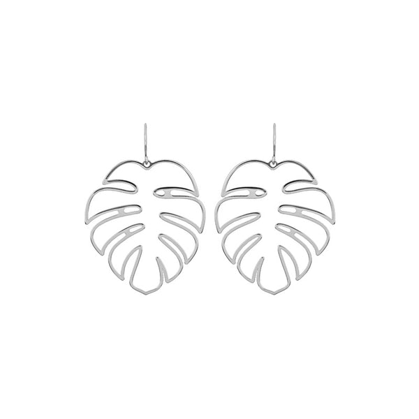 Statement Ear Drop Earring Trendy Hollow Leaves Ethnic Jewelry Long Dangle for Women