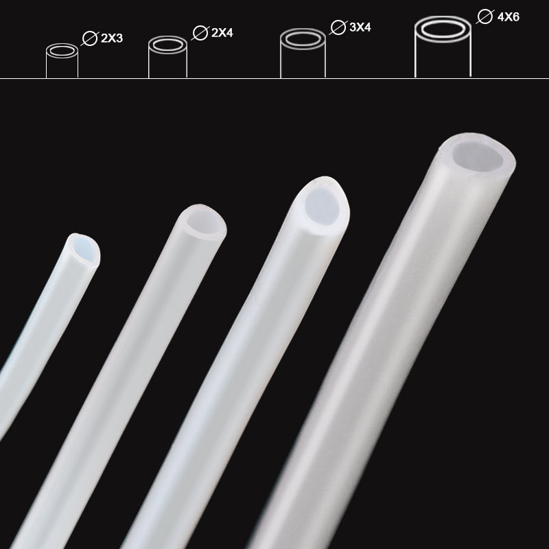 BIQU 1M 2x3/2x4/3x4/4x6 PTFE Tube Feed Teflon PiPe For 3D Printer J-head Hotend