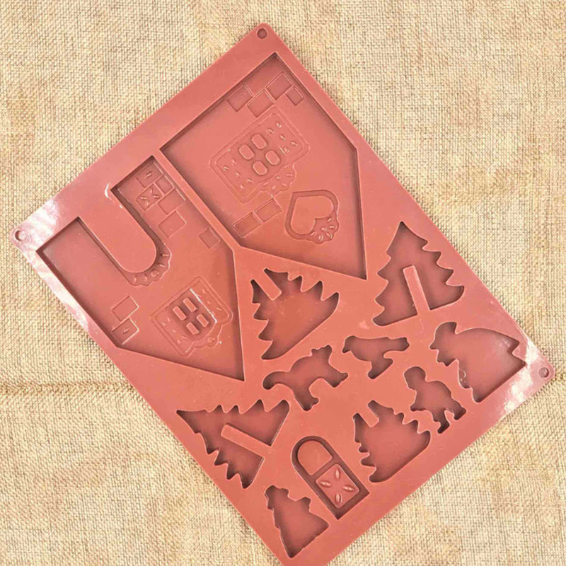 2Pcs/Set DIY Jewelry Bezel Making Crystal Silicone Resin Mould Casting Molds Kit Art Craft