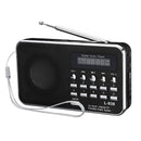 Portable FM 87.5-108MHZ 4.2V 4 Radio TF SD Card AUX Loop Play Speaker MP3 Music Player