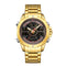 NAVIFORCE NF9170 LED Display Metal Case Dual Display Watch Business Style Men Digital Watch