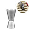 Stainless Steel Double Single Shot Measure Jigger Spirit Bar Cocktail Drink Cup