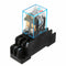 5Pcs AC110V Coil Power Relay LY2NJ JQX-13F DPDT 8 Pin PTF08A With Socket Base