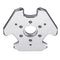 Aluminum Alloy M3 Delta Kossel Fisheye Effector 3mm Hammock Hanging Station ForV5/V6 Extruder 3D Printer Part