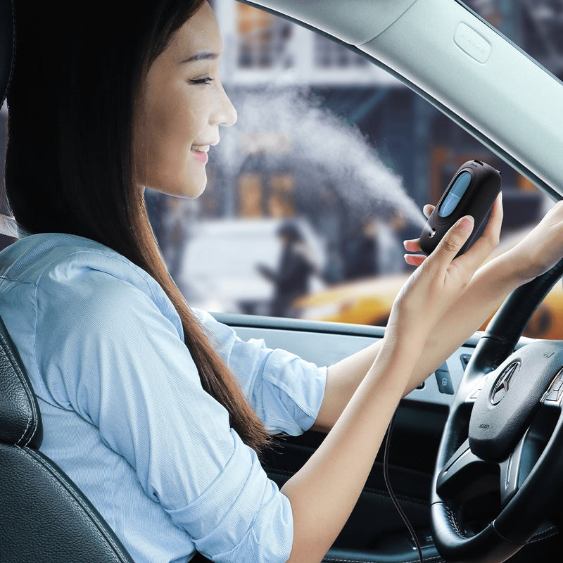 Baseus Car Air Humidifier Aroma Diffuser with Magnetic Car Air Vent Mount Aromatherapy Essential Oil Diffuser Mini Air Purifier