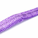 Purple 1T 2M/6.5ft Double Layer Lifting Sling Tension Band Bearing Belt Polyester Sling Rope Strap