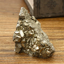 Natural Pyrite Chalcopyrite Mineral Crystals Gold Gemstone Decor Ornament 50-80g