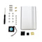 Black / Silver Aluminum Alloy Protective Case + Cooling Fan + Heatsink Kit For Raspberry Pi 3B