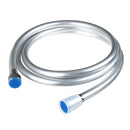Brass Water Hose Pipe Connectors Smooth Siver PVC Flexible Shower Hose Replacement Accessories