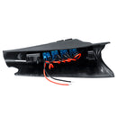 Red Left Side A Pillar Switch Pod Panel with 4 Boat Rocker Switch for Jeep Wrangler JK 2011-2017