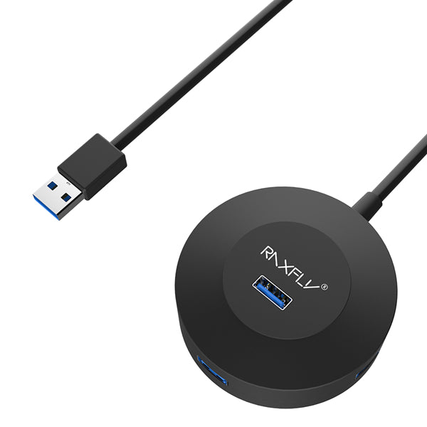 RAXFLY 4 Ports USB 3.0 High Speed USB Splitter Hub For iPhone X 8Plus Oneplus 5 Xiaomi 6 Mi A1 S8