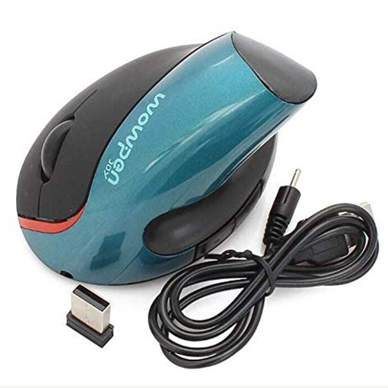Wowpen CM0002 Rechargeable 2.4GHz 1200DPI Wireless Vertical Mouse Gaming Mouse Ergonomic Design