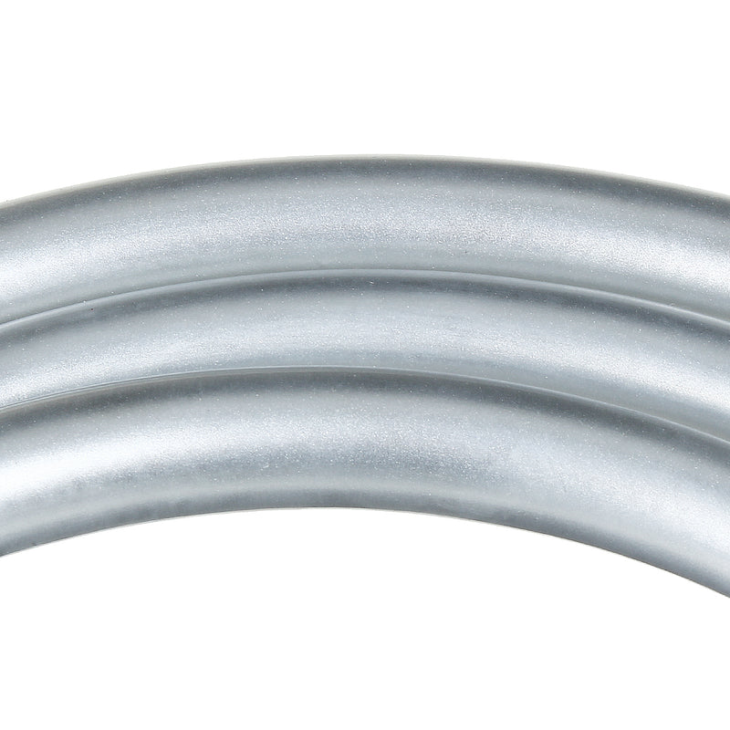 Brass Water Hose Pipe Connectors Smooth Siver PVC Flexible Shower Hose Replacement Accessories