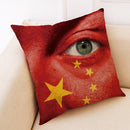 Honana BX National Flag With Eye Pattern Luxury Cushion Cover Throw Pillow Case Pillow Covers