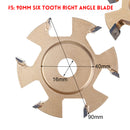 75/85/90/100mm Wood Carving Cutter Disc Blade Teeth Power for 16mm Angle Grinder Milling Tool