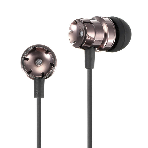 EN100 Unverisal 3.5mm Plug Stereo Heavy Bass Wired Earphone With Mic for iPhone Samsung Xiaomi
