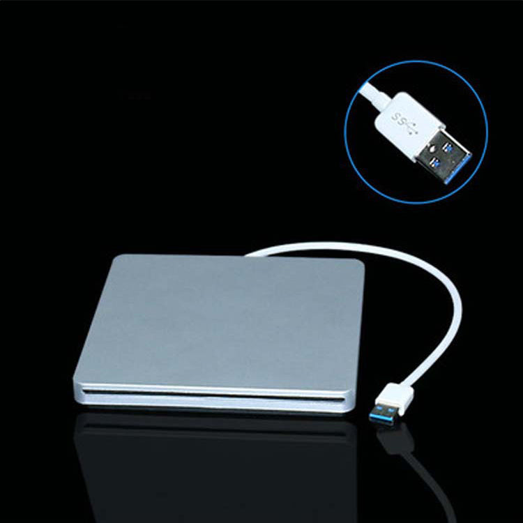 USB 3.0 External DVD Burner Ultra-thin External CD/DVD Player Optical Drive for PC Laptop Windows