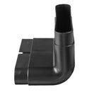 PVC Ventilation System Environmental Protection 90 Bent PVC Tube Connector 132x30mm