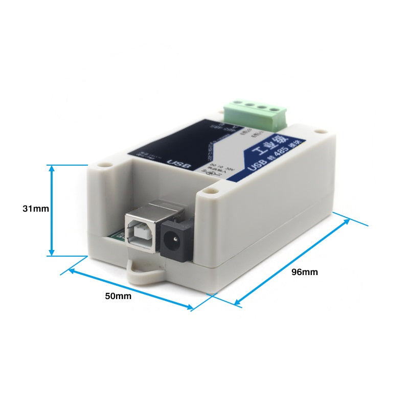 1Pcs Upgraded Version Industrial Use USB to RS485 Module Lightning Protection Protocol Converter Module