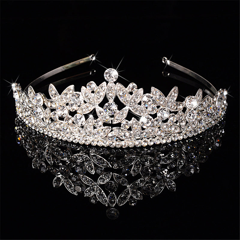 Wedding Jewelry Pageant Crown Headband Crystal Rhinestone Bridal Princess Tiara Headband