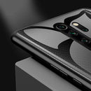 Bakeey Carbon Fiber Gradient Color Tempered Glass Protective Case for Xiaomi Redmi  Note 8 Pro