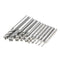 10pcs 2-10mm 4 Flute Milling Cutter HSS-Al  End Mill Cutter CNC Tool