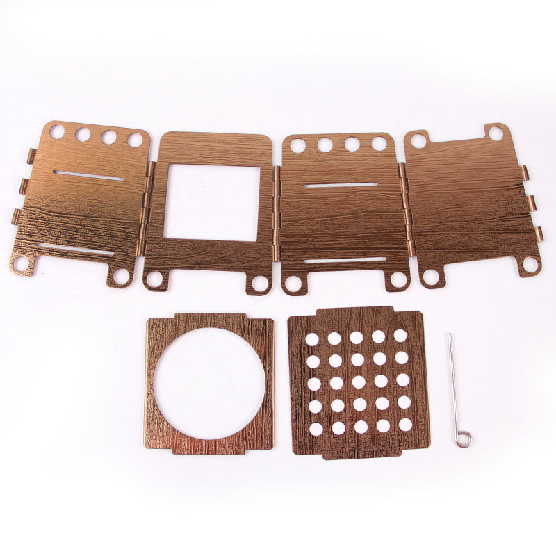 BBQ Cooking Stove Outdoor Stainless Steel Grill Mini Portable Wood Camping Wood-burning Stove