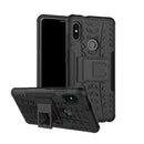 Bakeey Armor Shockproof Holder Dual Rugged Silicone+PC Protective Case For Xiaomi Redmi Note 5