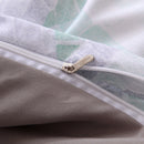 3 PCS Bedding Sets Simple Style Printed Quilt Cover Pillowcase For Queen Size