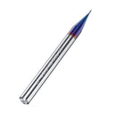 Drillpro 2 Flutes HRC65 Milling Cutter 0.4-0.9mm Nano Blue Coating Carbide End Mill