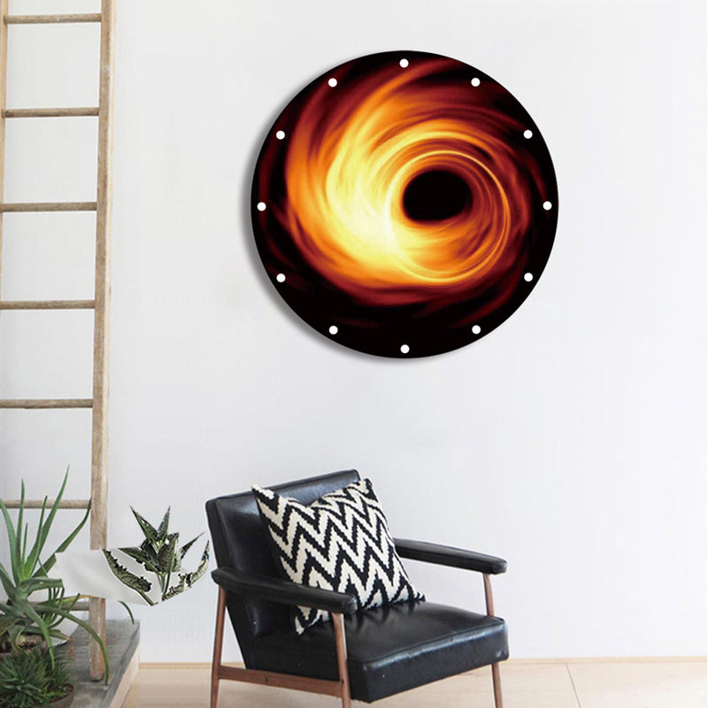 Creative Black Hole Series Acrylic Wall Clock Silent Quartz Needle Big Watch Living Room Modern Decoration Crafts Hanging Clock