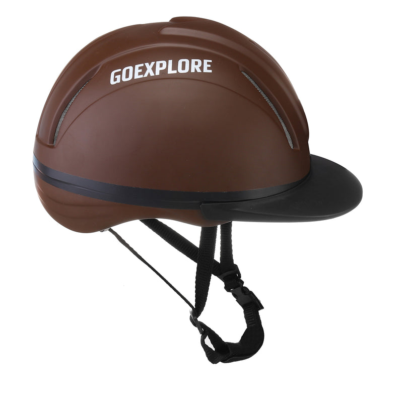 Horse Riding Hat Helmet Cap Adjustable Breathable Safety Head Protector Adult