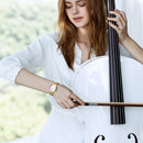 SHENGKE SK  K0105L Geometric Line Simple Needle Dial Women Full Steel Ladies Dress Luxury Quartz Watch