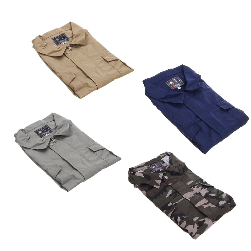 3XL Air Conditioning Coats Clothes Fan Cooling Long Sleeve Men Women Jacket Work Hiking Summer