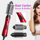 2 in 1 Hair Curler Brush Auto Hot Salon Styling Rod Dryer Roller Rotating Wand