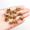 ZANLURE 10PCS/Set 15mm Bumble Bee Lure Fishing Lure Artificial Insects Bait with