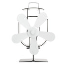 Circulation Thermal Power Fan 5-Blade Heat Powered Stove Fan for Wood/Log Burner/Fireplace Eco Friendly
