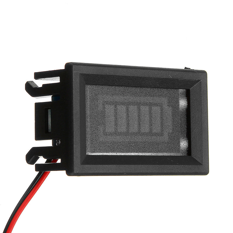 5pcs 12V Lead-acid Battery Capacity Indicator Power Measurement Instrument Tester With LED Display