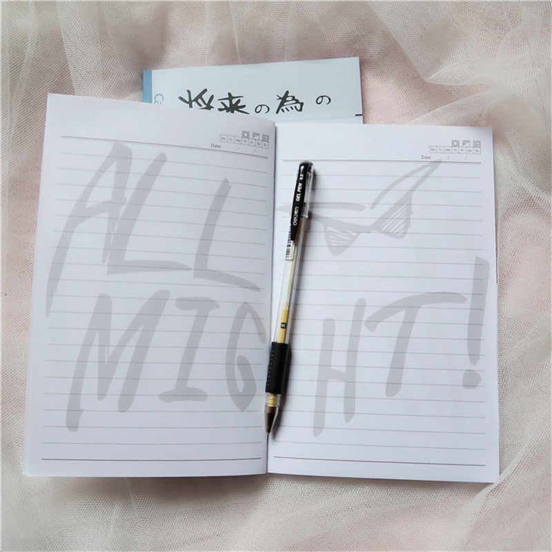 My Hero Academia Midoriya Izuku Notebook Japan Anime Cosplay Book Props School Supplies Student Note Book