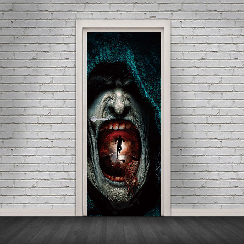 Miico MT009 3D Door Sticker Halloween Sticker Room Decoration Removable Wall Stickers