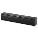 HIPER SONG Dual Speaker Function Black Strip Subwoofer USB2.0 Computer Speaker