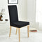 Waterproof Dinning Chair Covers Antidirt Waffle Fabric Seat Covers Stretch Spandex