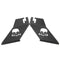 Pair 20inch-22inch LED Work Light Frame Hood Mounting Brackets For Jeep Wrangler 07-16