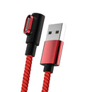 Bakeey 3A 3 in 1 Type C Micro USB LED Light Elbow Magnetic Fast Charging Data Cable For Huawei P30 Pro Mate 30 5G Xiaomi Mi9 9Pro 5G Redmi Note 5 7A  S10+ Note 10 5G