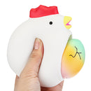 2 In 1 Squishy Chick Lay Eggs 12*10*7cm Funny Slow Rising Toy With Original Packing