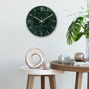 Loskii CC003 Creative Marble Pattern Wall Clock Mute Wall Clock Quartz Wall Clock For Home Office Decorations