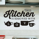 Creative Wall Sticker Decal PVC Kitchen Mural Home Restaurants Bar Art Decorations