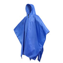 KCASA KC-RC042 3 in 1 Travel Waterproof Poncho Outdooors Rain Coat Shelter Camping Mat Backpack Cover